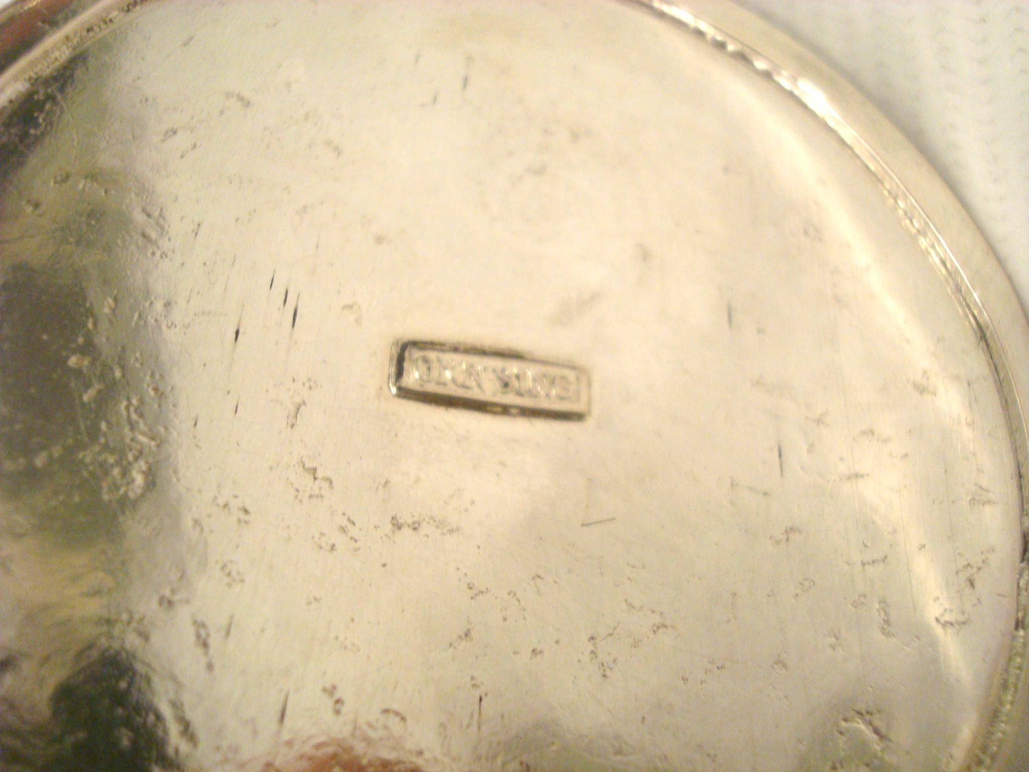 19 Century Chinese Export silver Dragon-Handled Mug / Tankard For Sale 4