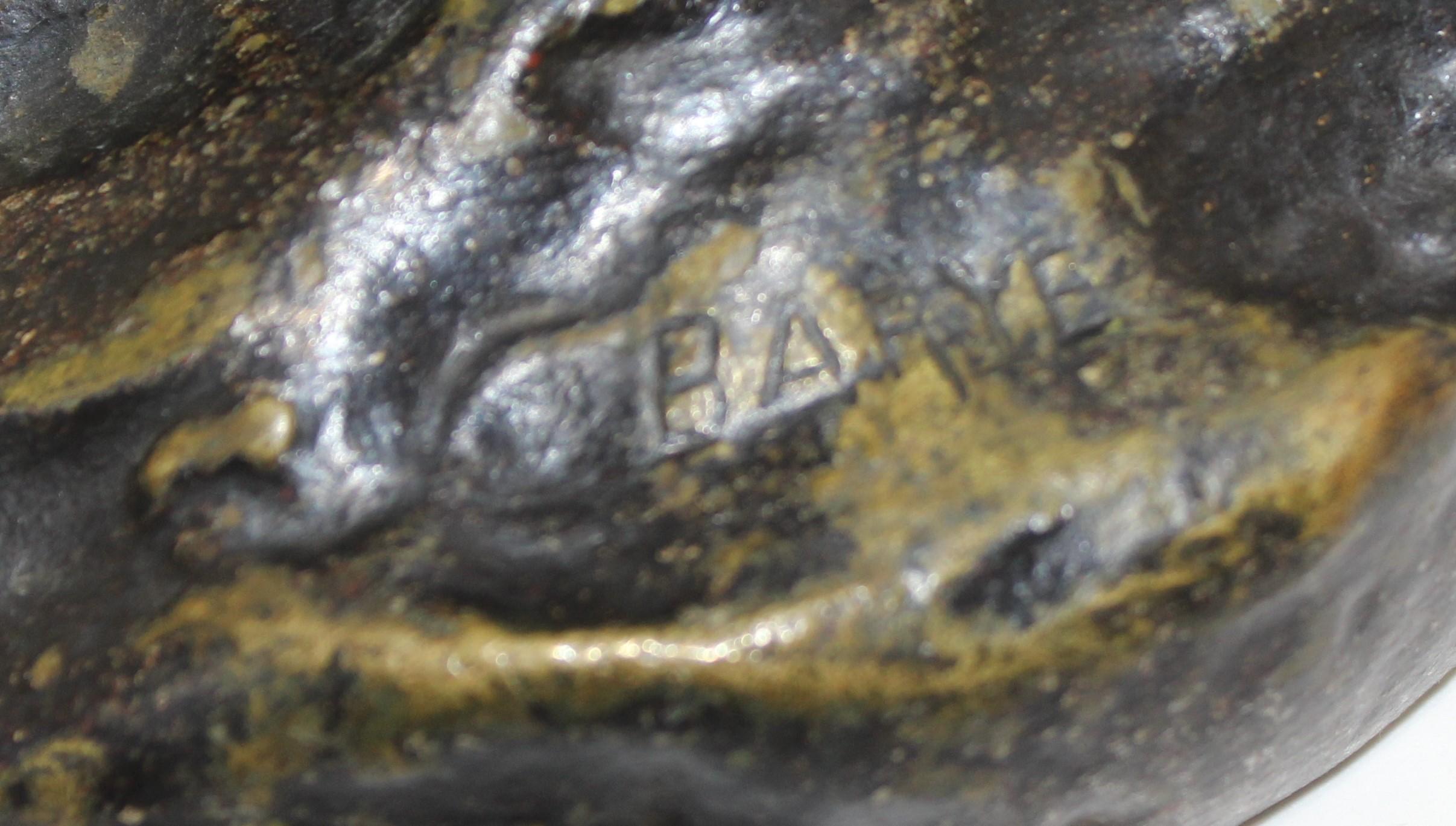 19. Jahrhundert Kauernder Panther Bronze im Angebot 6