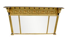 19 Century English Regency Neo Classical Gilt Wood Mirror