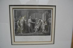 19th Century Engraving of Benjamin West 's the Banishment of Cleombrotus