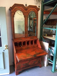 19 Century Italian Secretary Cabinet Desk