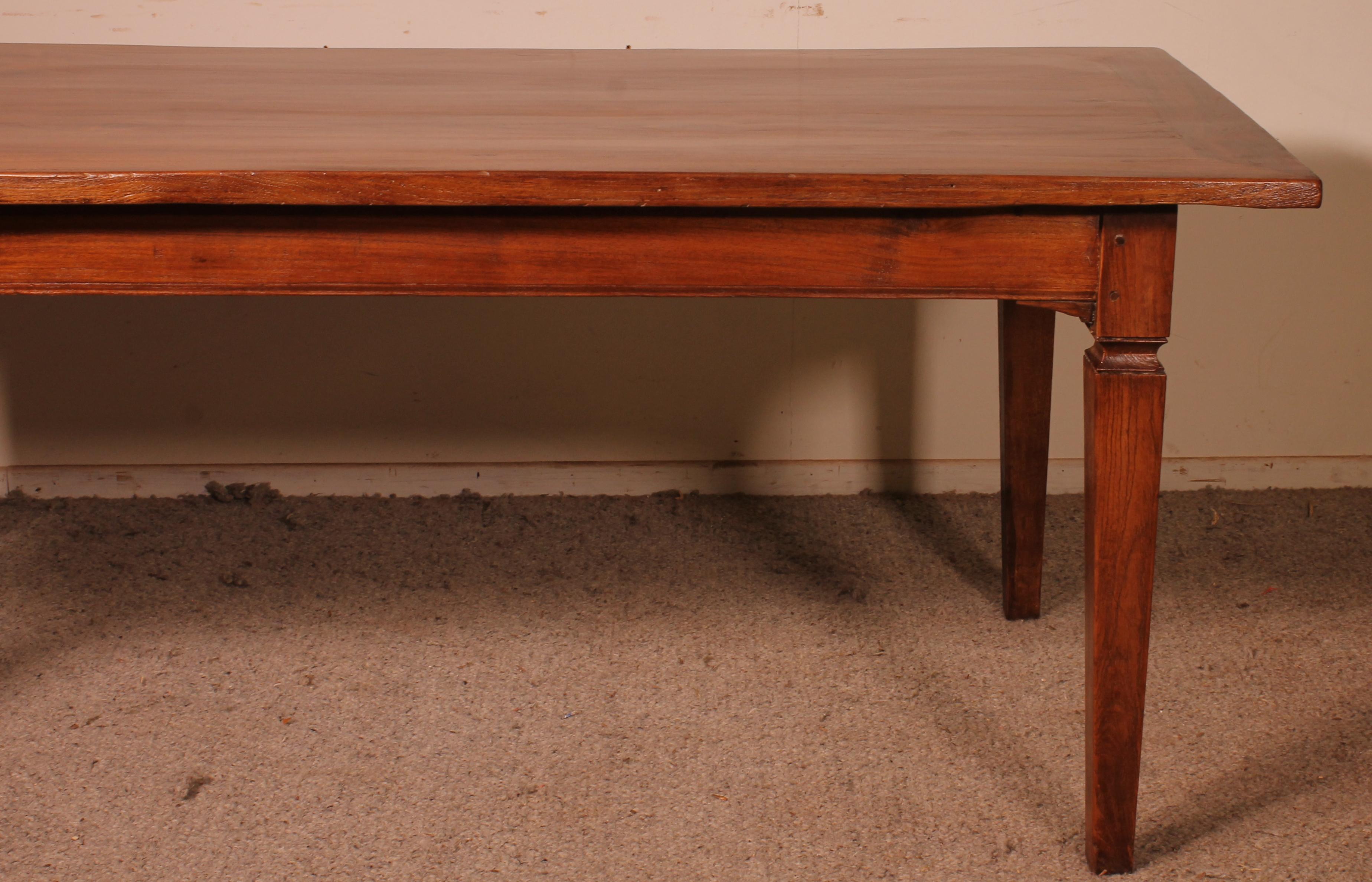 Louis Philippe 19th Century Refectory Table from the Netherlands For Sale