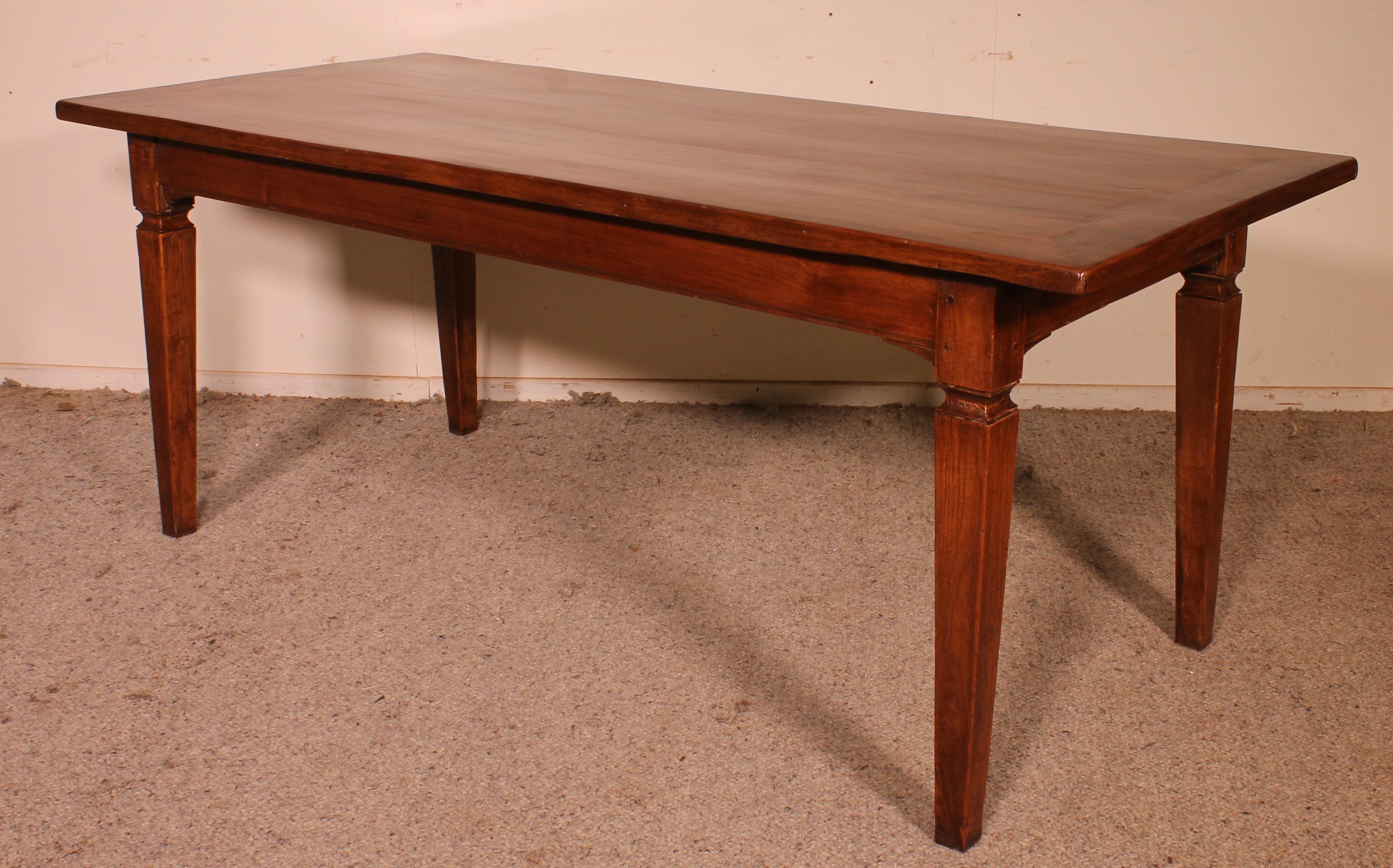 Dutch 19th Century Refectory Table from the Netherlands For Sale