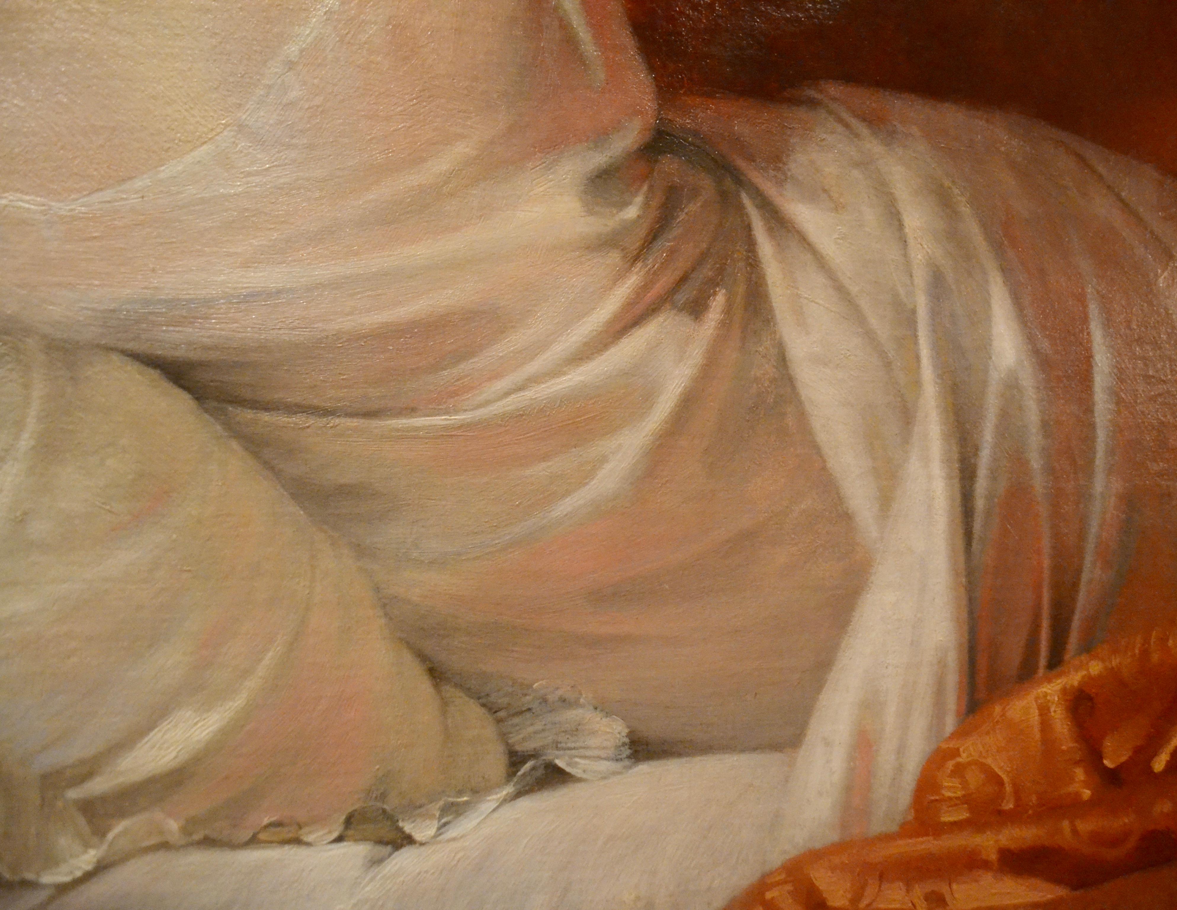 Inizio XIX secolo Pittura ad olio romantica del 19° secolo intitolata 