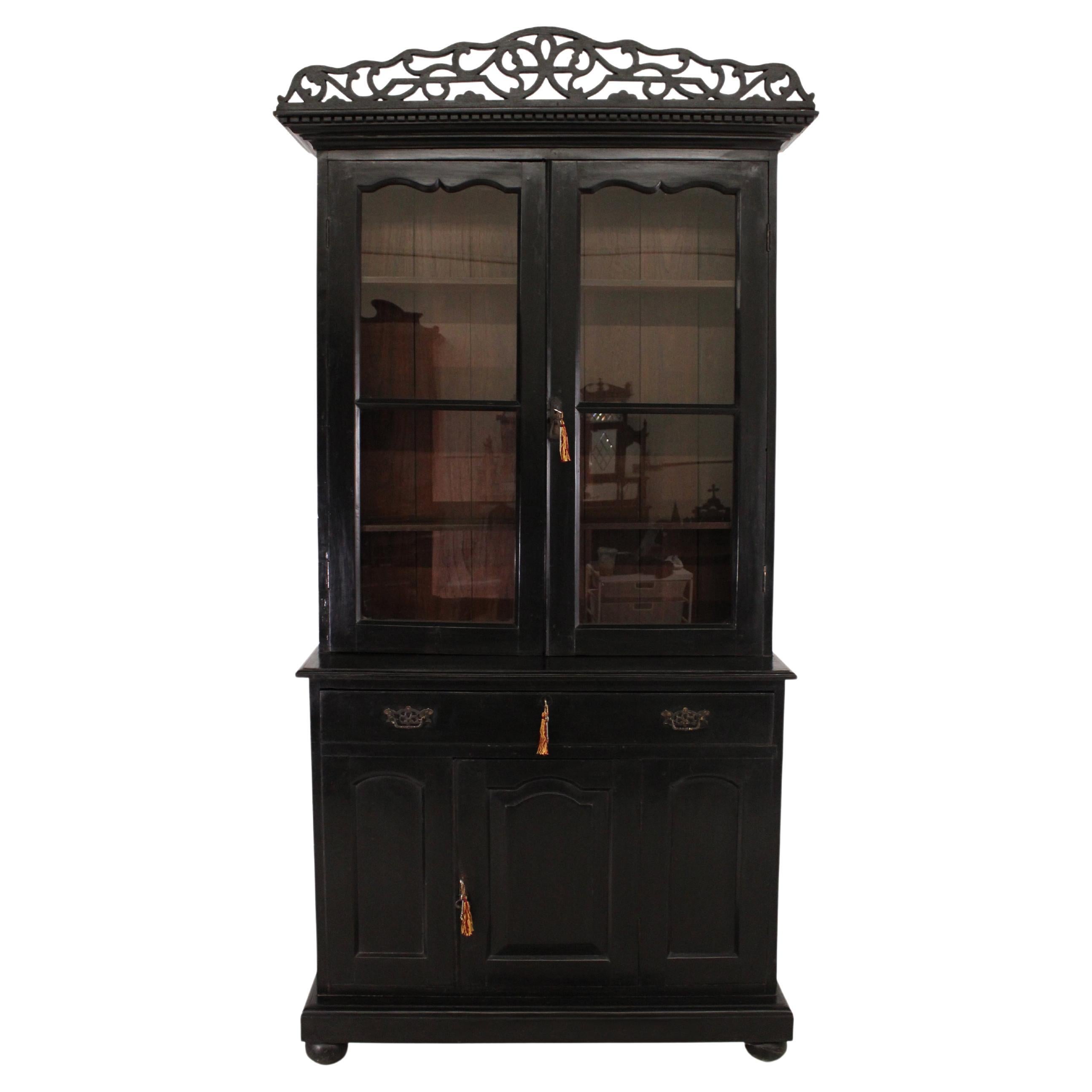 19 Century Teak Cabinet For Sale