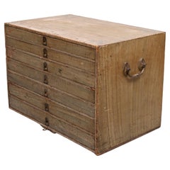 19 Century Works Men Chest with Drawers .