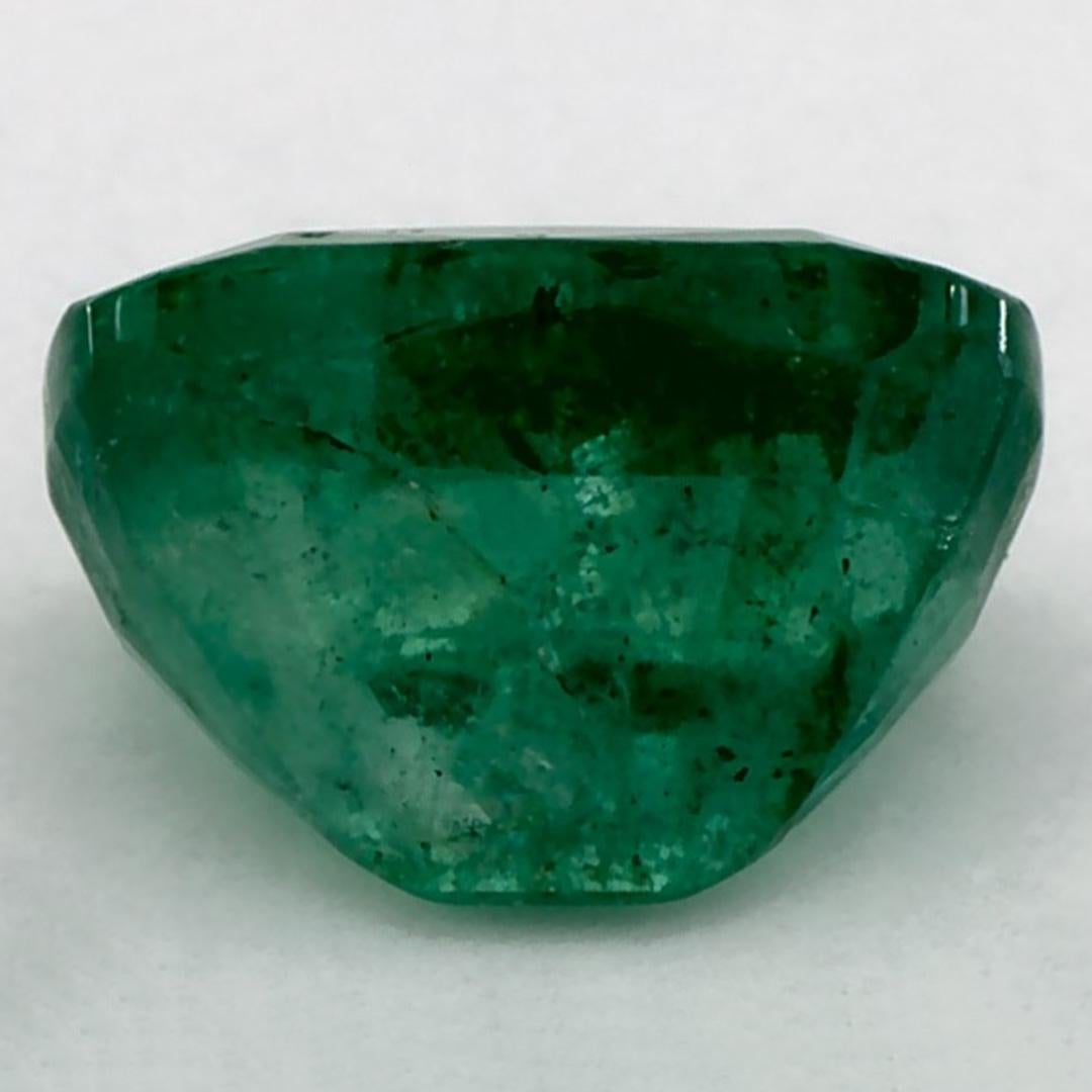 1.90 Ct Emerald Cushion Loose Gemstone In New Condition For Sale In Fort Lee, NJ