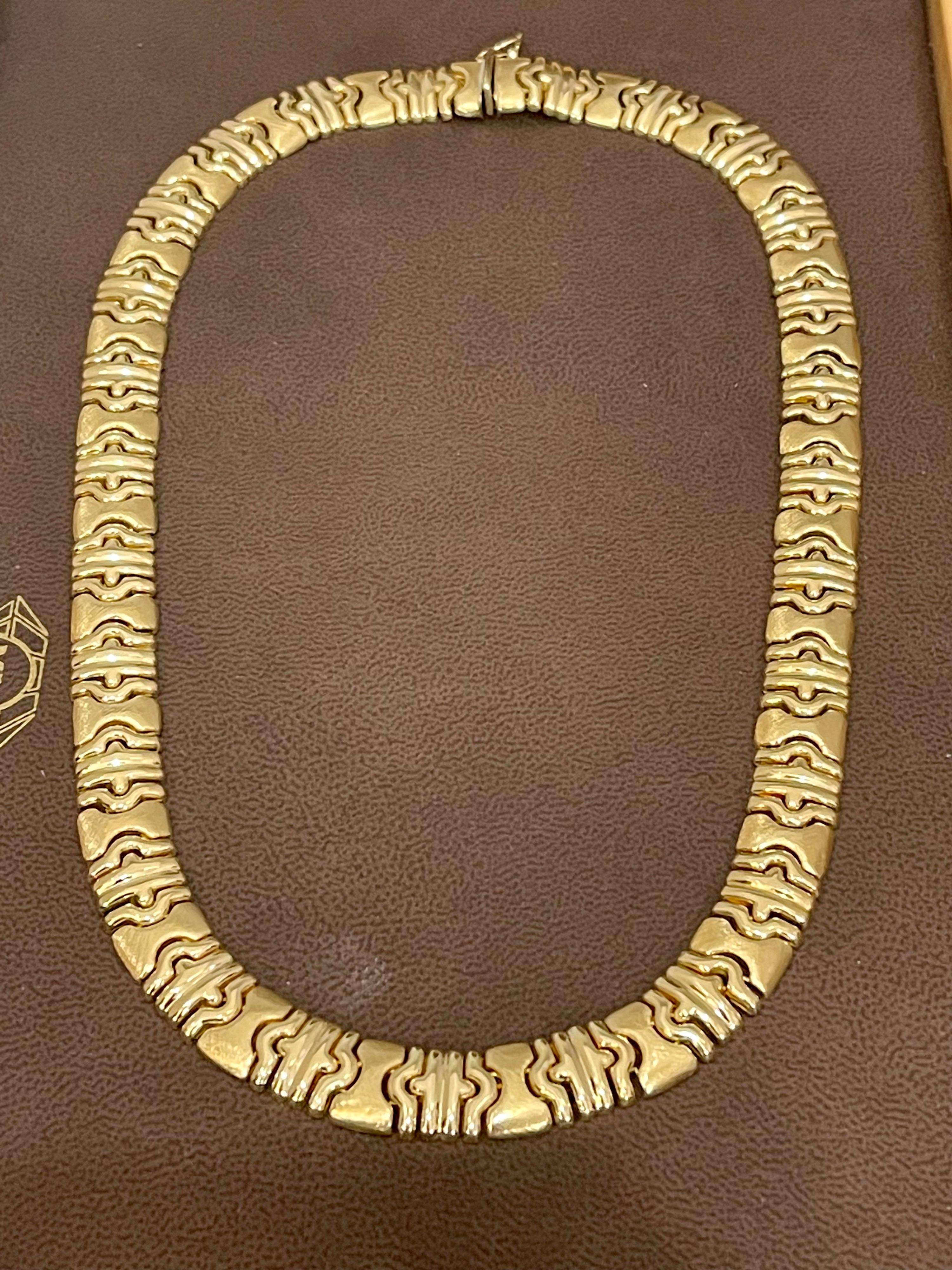 Link Necklace 14 Karat Yellow Gold 62.5 Gm 7