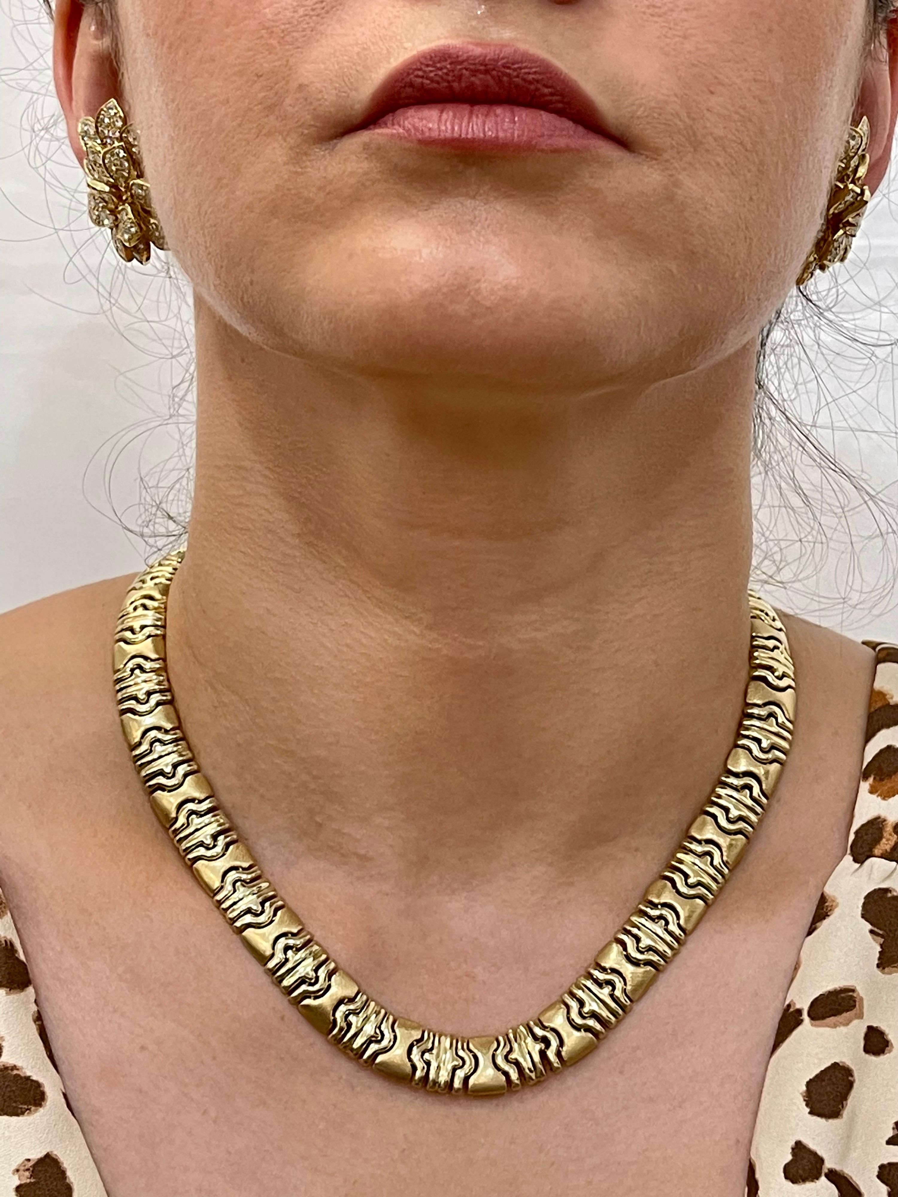 Link Necklace 14 Karat Yellow Gold 62.5 Gm 10