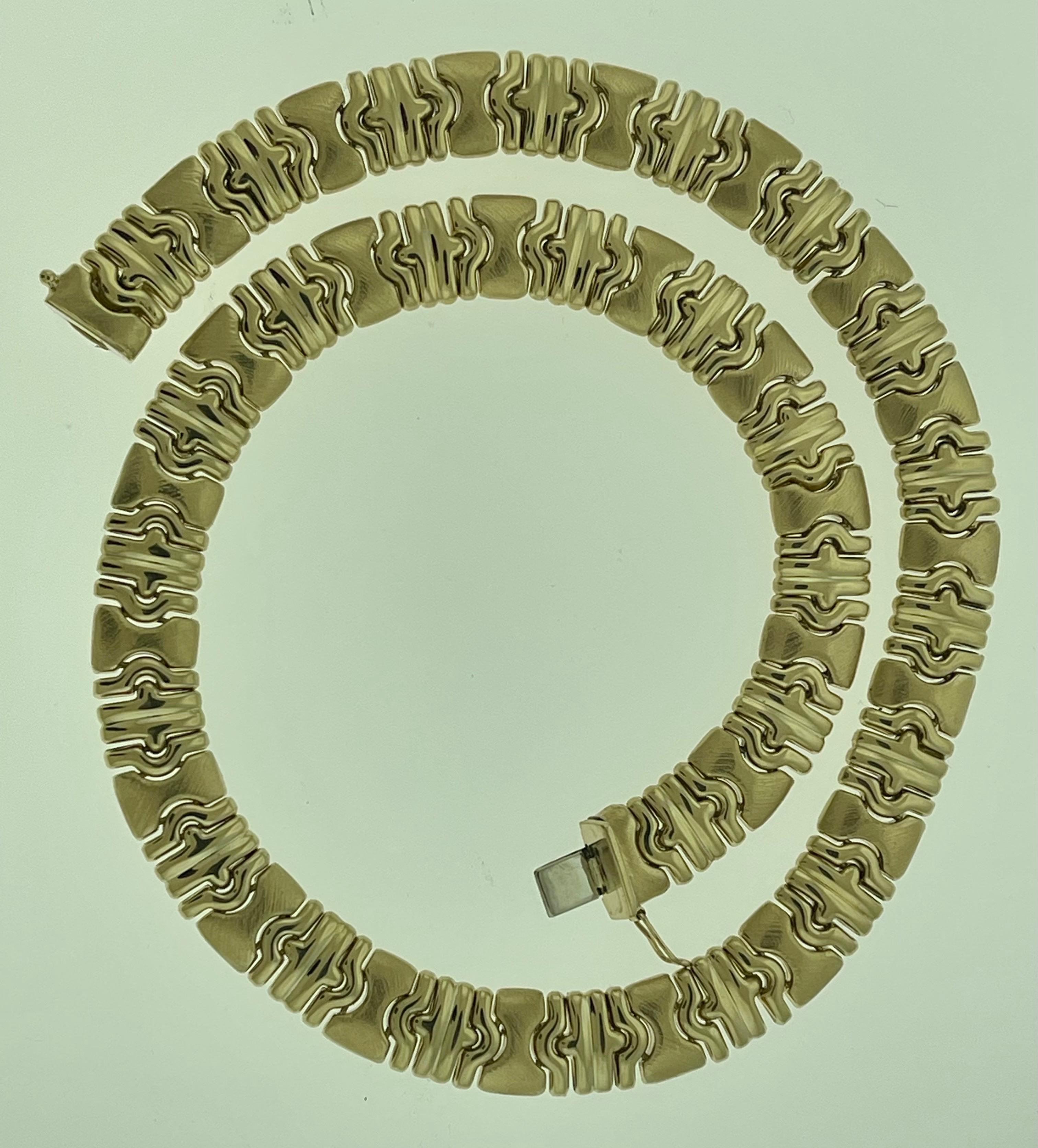 Link Necklace 14 Karat Yellow Gold 62.5 Gm 1