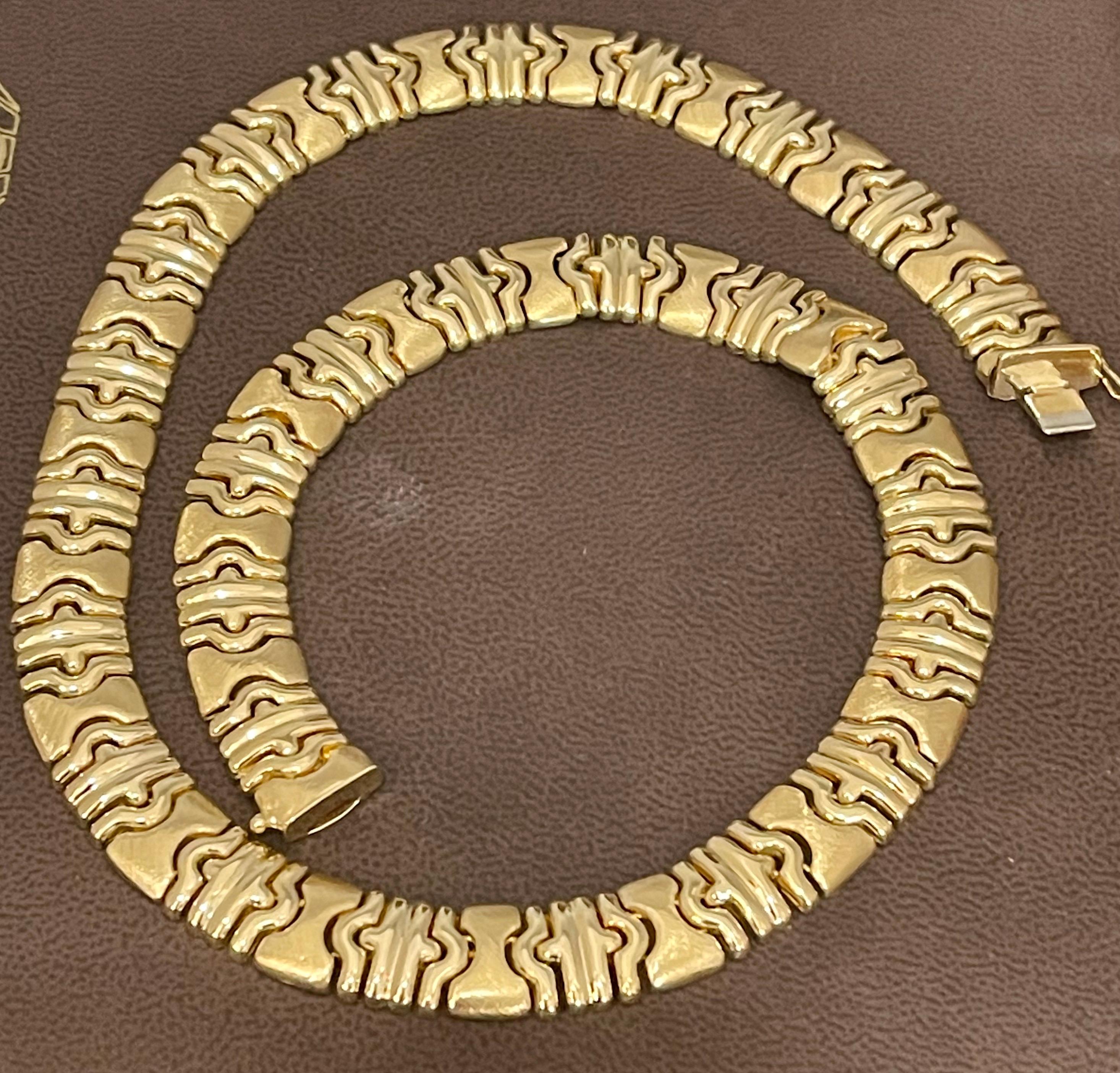Link Necklace 14 Karat Yellow Gold 62.5 Gm 5