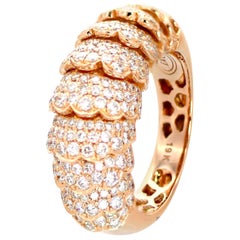 19 Karat Gold Diamond Women Fine Ring