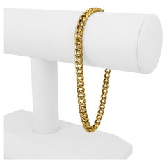 Bracciale A Link da 6 mm in oro giallo portoghese da 19 carati