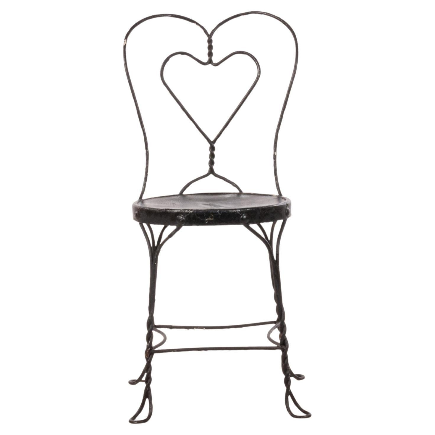 Victorian Heart Chair in Dolce and Gabbana Silk at 1stDibs