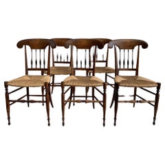 Antique 19 th Century Canapé and 5 chairs. Provence, France