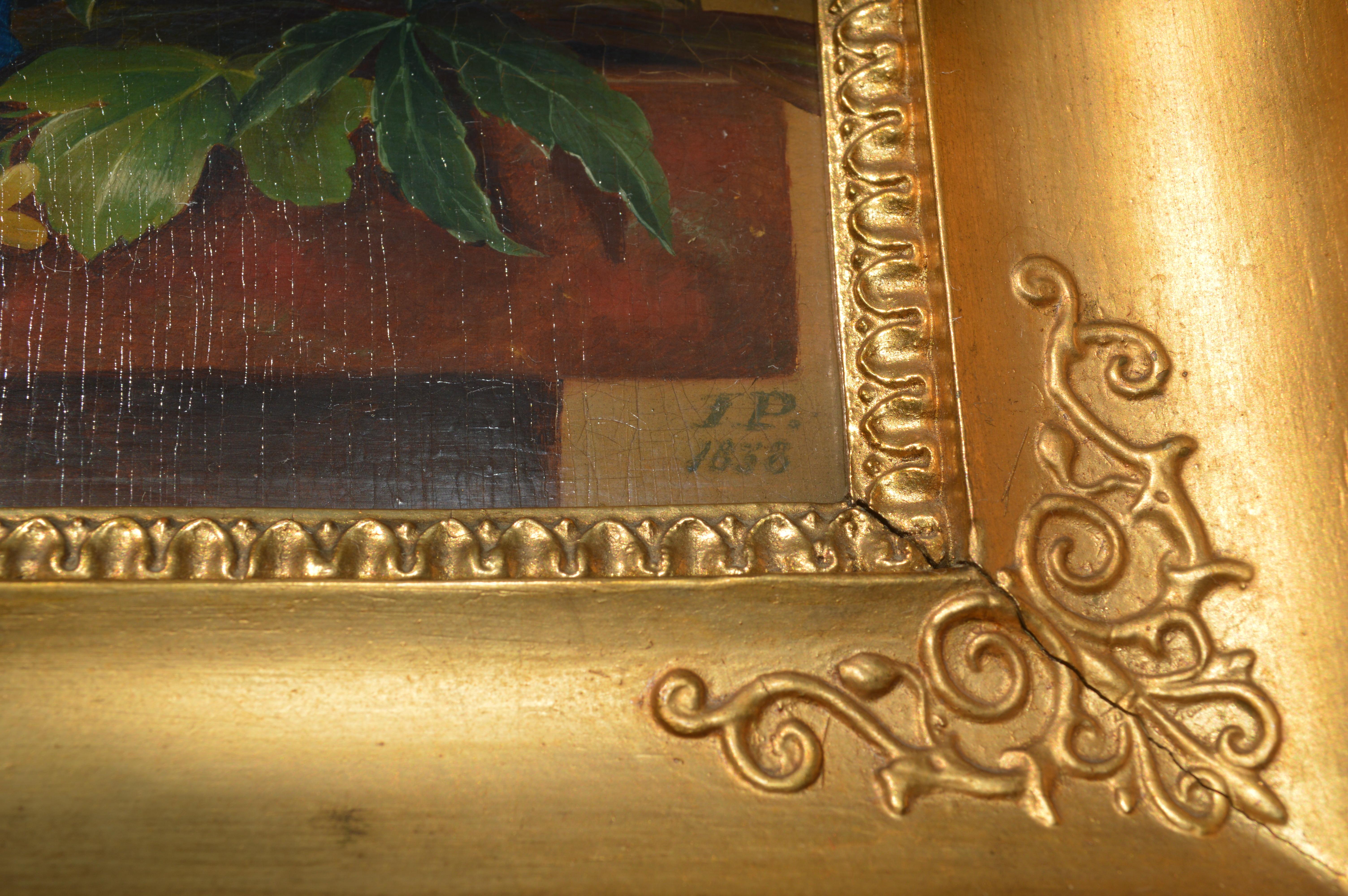 Empire 19th Century Danish Golden Age Flower Painting For Sale