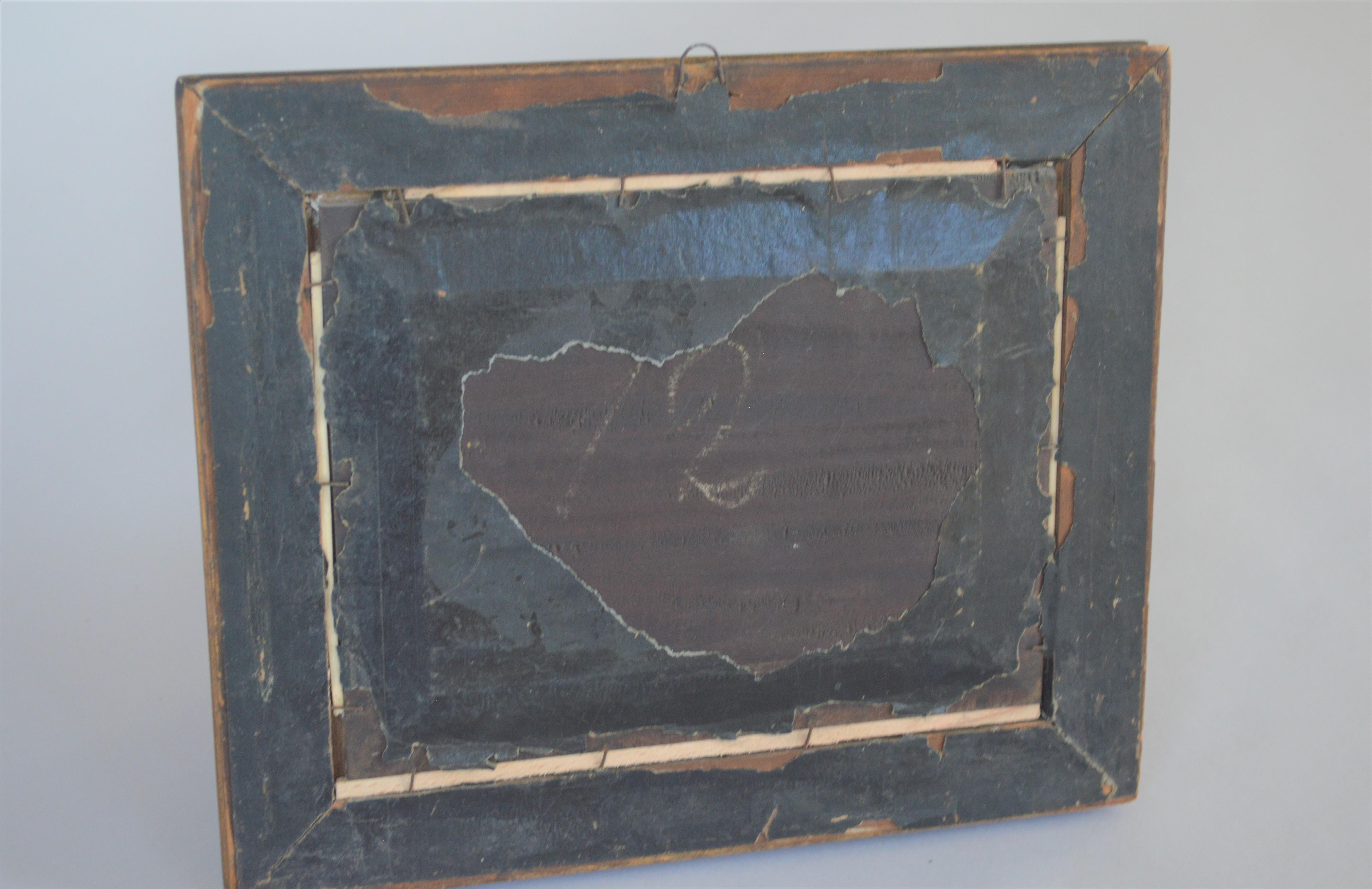 Late 19th Century 19th Century Small Flower Painting For Sale