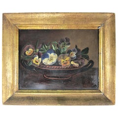 19th Century Small Flower Painting