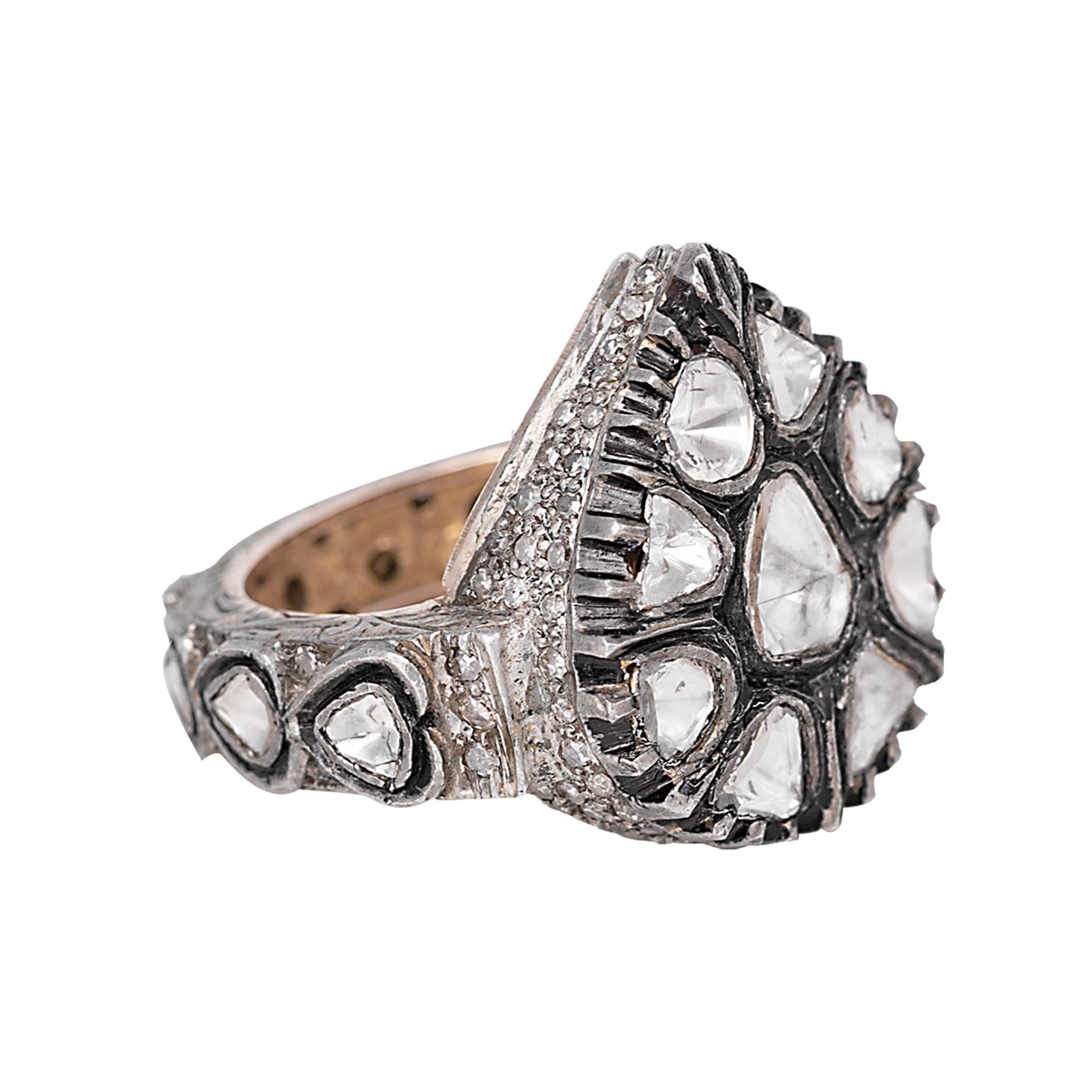polki diamond rings for sale