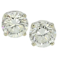 1.90 Carat Diamond Stud Earrings