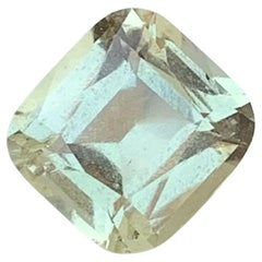 1.90 Carat Loose Light Yellow Heliodor Cushion Shape Gem From Brazil Mine