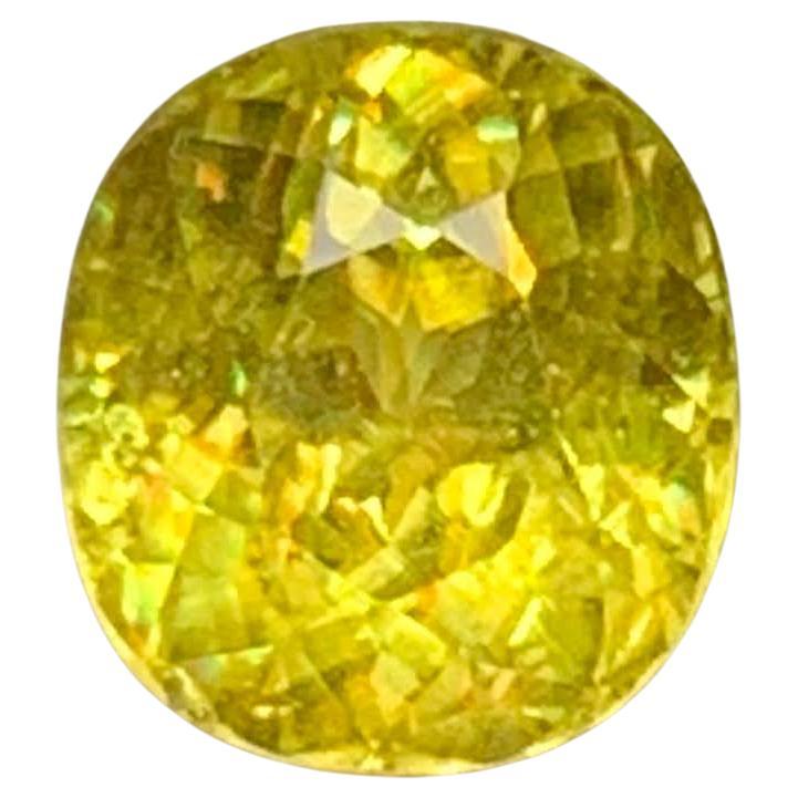 1,90 Karat Loser Sphene Stein Kissenschliff Natürlicher Madagaskar's Edelstein