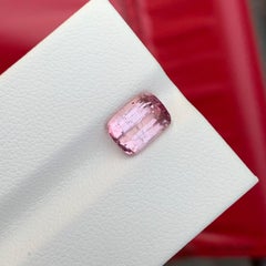 1.90 Carat Natural Loose Baby Pink Tourmaline Cushion Shape Gemstone