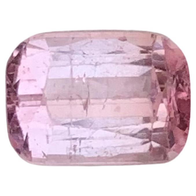 Gema suelta de turmalina rosa bebé en forma de cojín de 1,90 quilates naturales