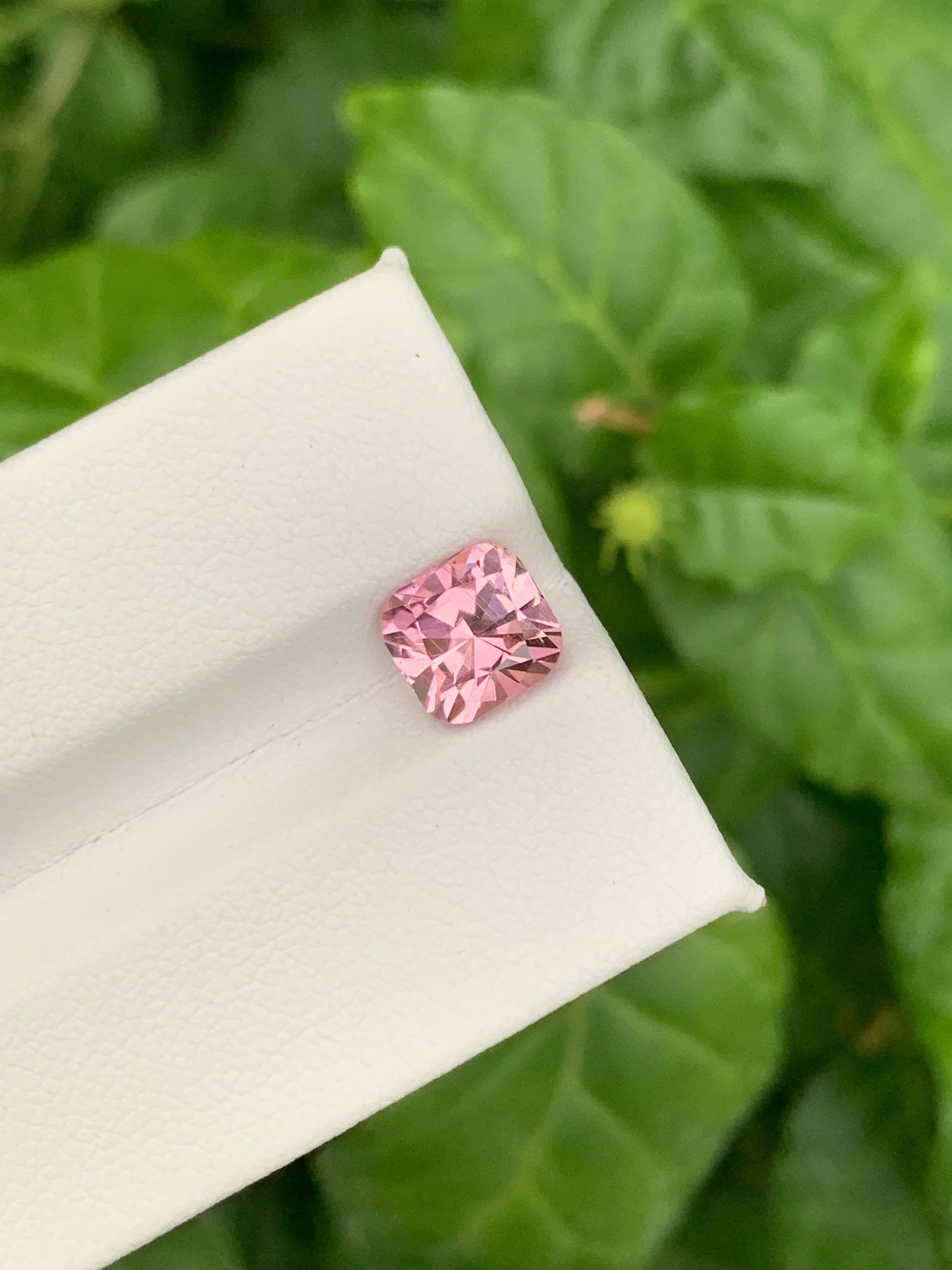 Taglio cuscino 1.90 carati di tormalina rosa baby naturale sciolta pietra taglio cuscino Gemma afgana in vendita