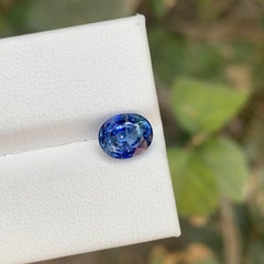 1.90 Carat Natural Loose Blue Sapphire Oval Shape Gemstone (Saphir bleu en vrac de forme ovale)