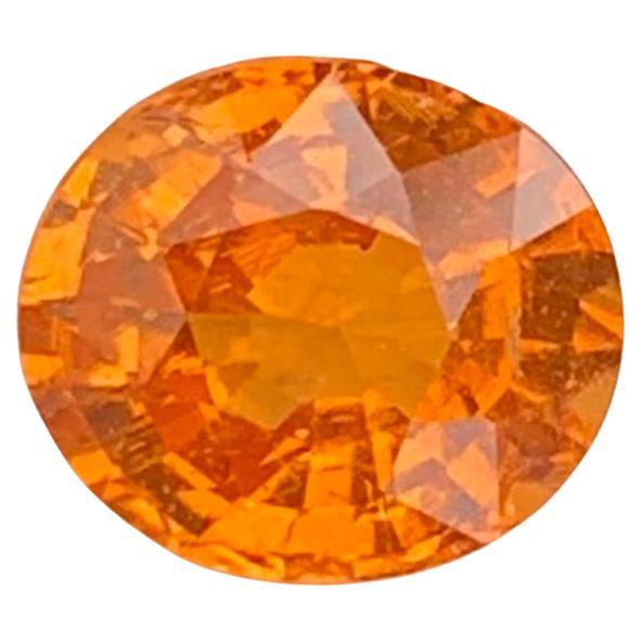 1,90 Karat natürlicher loser Fanta Spessartit Granat Oval Form Edelstein