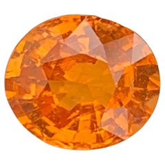 1.90 Carat Natural Loose Fanta Spessartite Garnet Oval Shape Gemstone