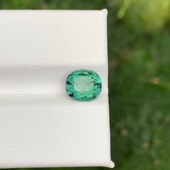 1.90 Carat Natural Loose Fine Quality Bluish Green Tourmaline Oval Cut Gemstone
