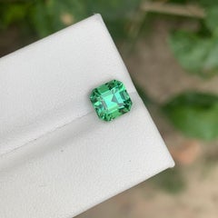 1.90 Carat Natural Loose Green Tourmaline Octagon Cut Gemstone