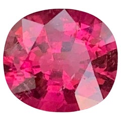1.90 Carat Natural Loose Hot Pink Tourmaline Stone Oval Cut Afghan Gemstone