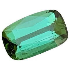 1.90 Carat Natural Loose Lagoon Shade Tourmaline Oval Shape Cushion Cut Gemstone