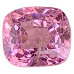 Gema birmana suelta natural de 1,90 quilates de piedra espinela rosa claro talla cojín