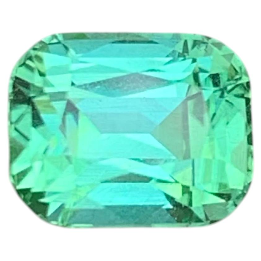 1.90 carati di tormalina verde menta naturale sfusa, pietra tagliata a cuscino Gemma afgana
