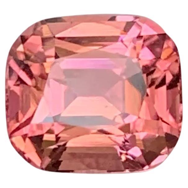 1.90 Carat Natural Loose Pinky Peachy Tourmaline Cushion Cut Afghan Gemstone (pierre précieuse afghane)