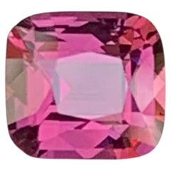 1.90 Carat Natural Loose Purplish Pink Spinel Cushion Cut Tanzanian Gemstone