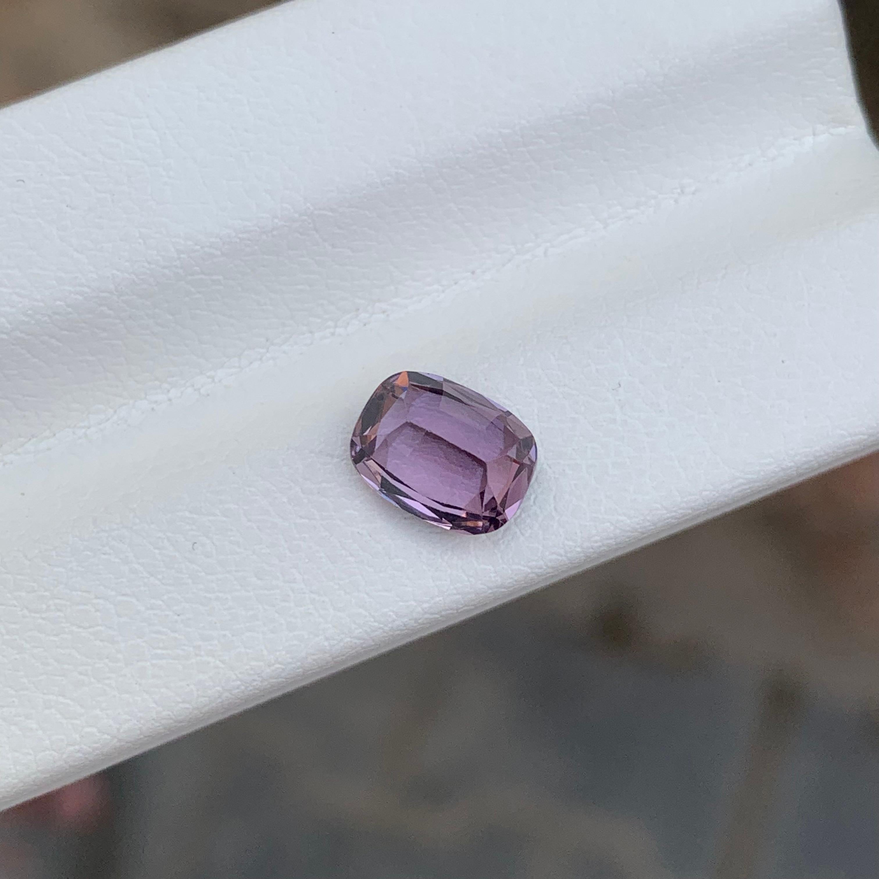 1.90 Carat Natural Loose Purplish Pink Spinel From Myanmar Mine For Sale 1