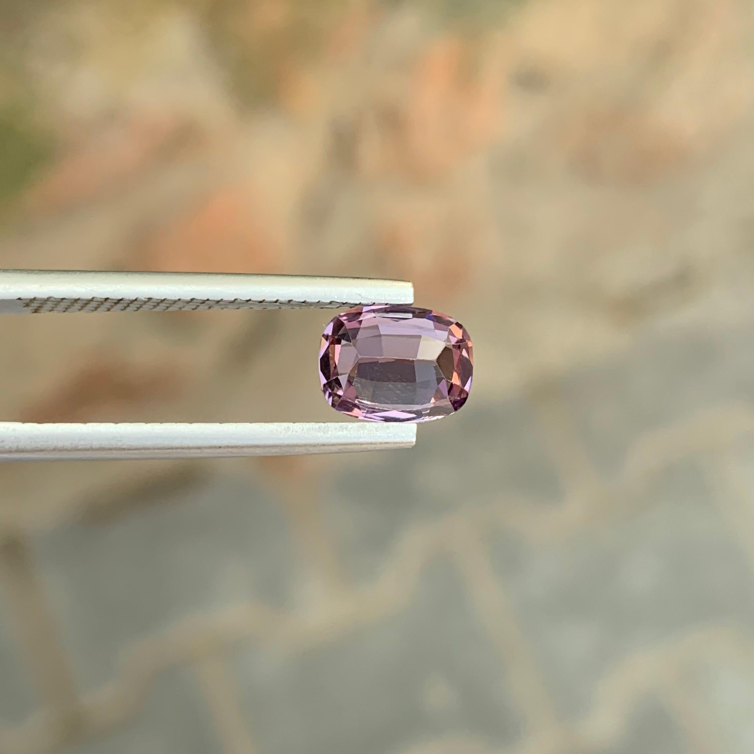 1.90 Carat Natural Loose Purplish Pink Spinel From Myanmar Mine For Sale 3