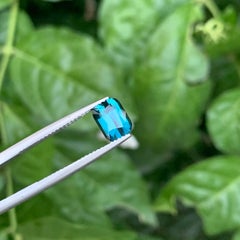 1,90 carati di tormalina blu vivida naturale sciolta con taglio a cuscino Gemma afgana