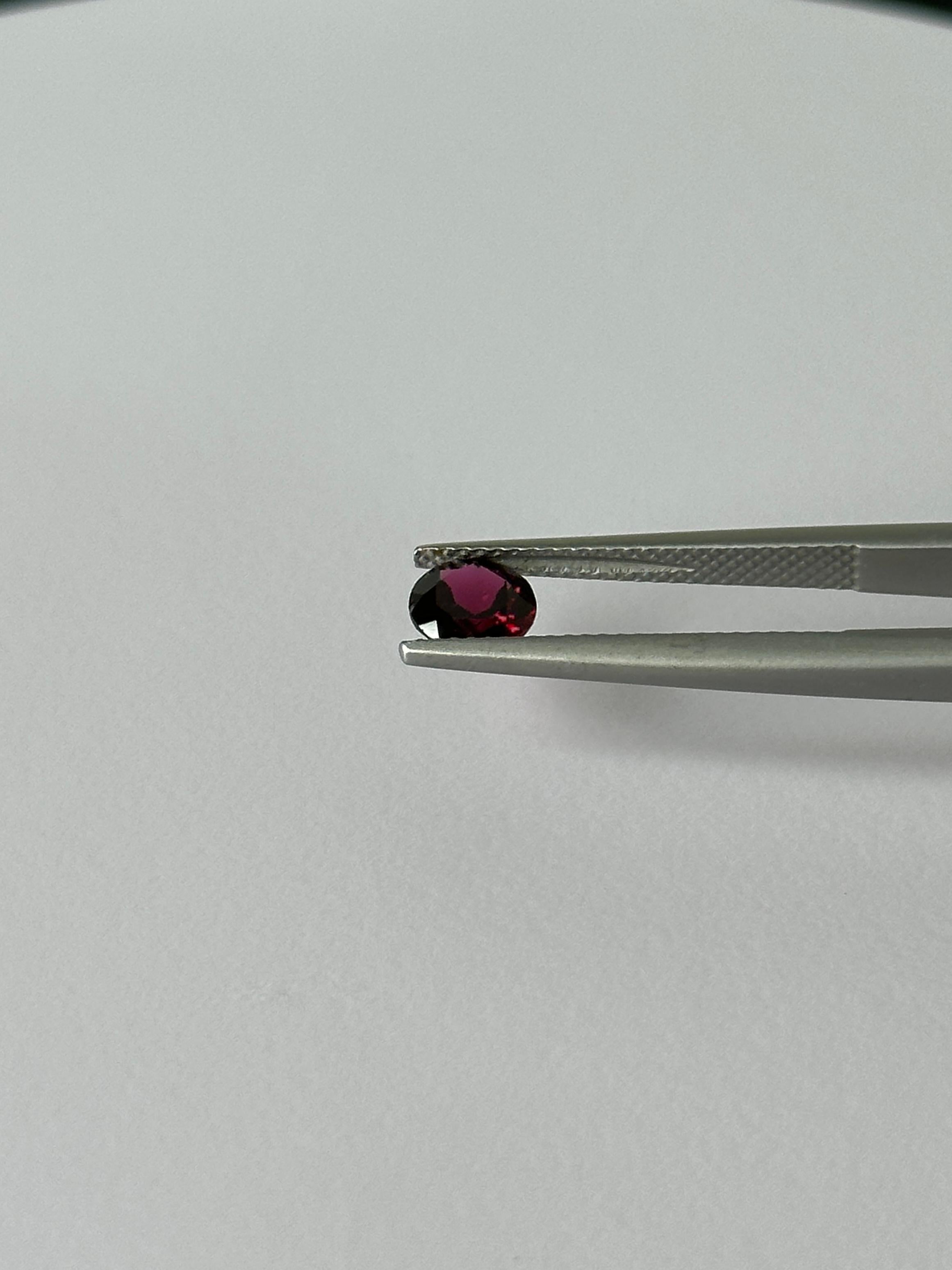 1,90 Karat lila Rotes Pyrope-Granat-Paar 5