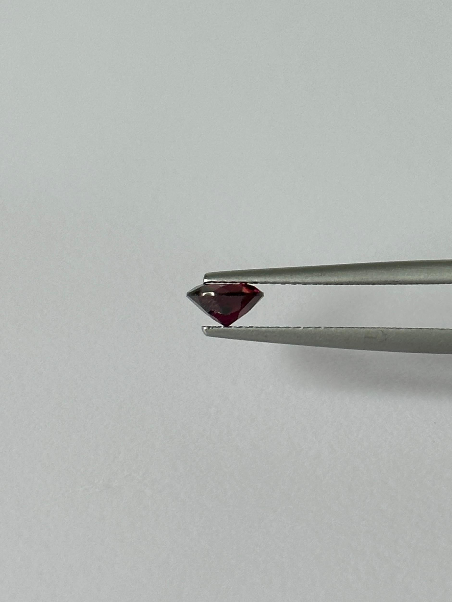 1,90 Karat lila Rotes Pyrope-Granat-Paar 7