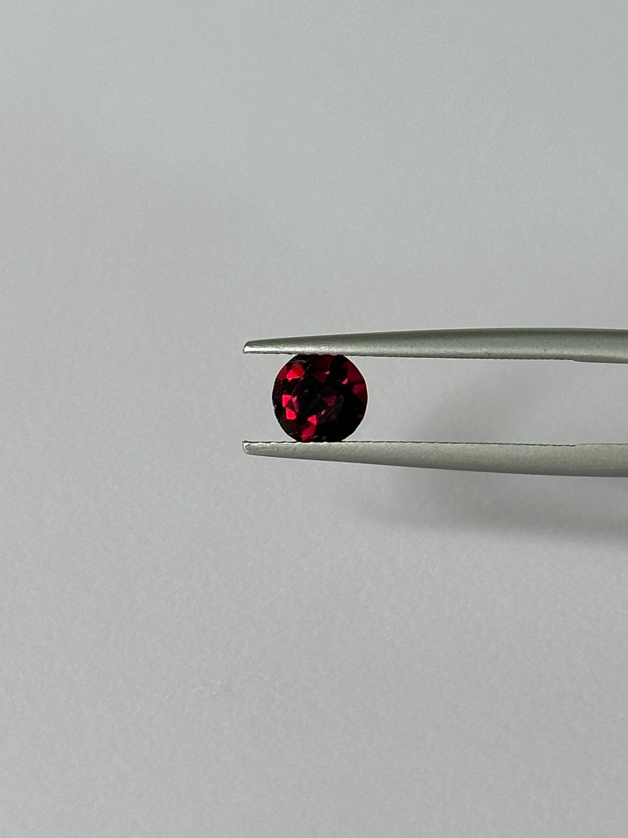 1,90 Karat lila Rotes Pyrope-Granat-Paar (Brillantschliff)
