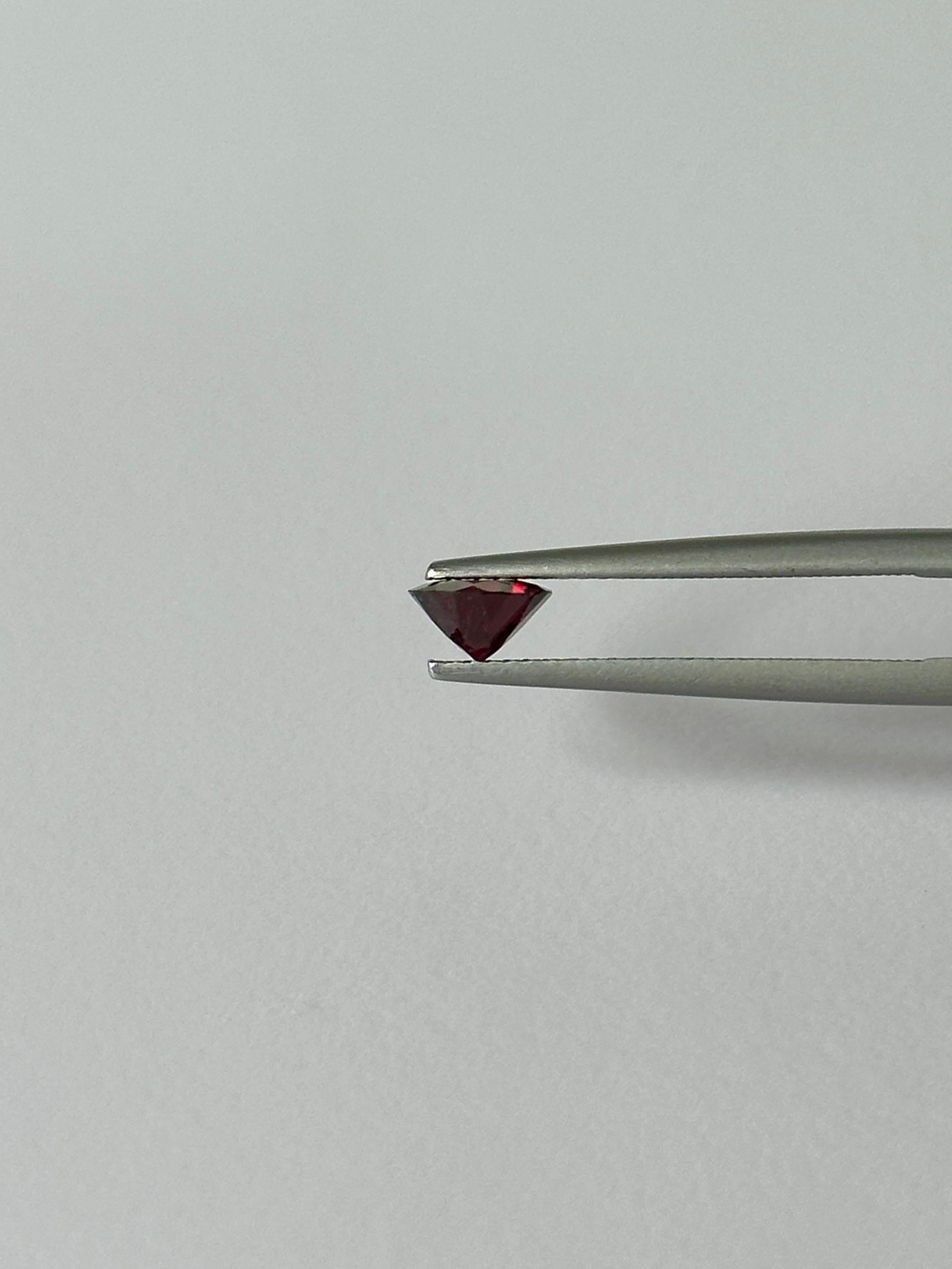 1,90 Karat lila Rotes Pyrope-Granat-Paar 1
