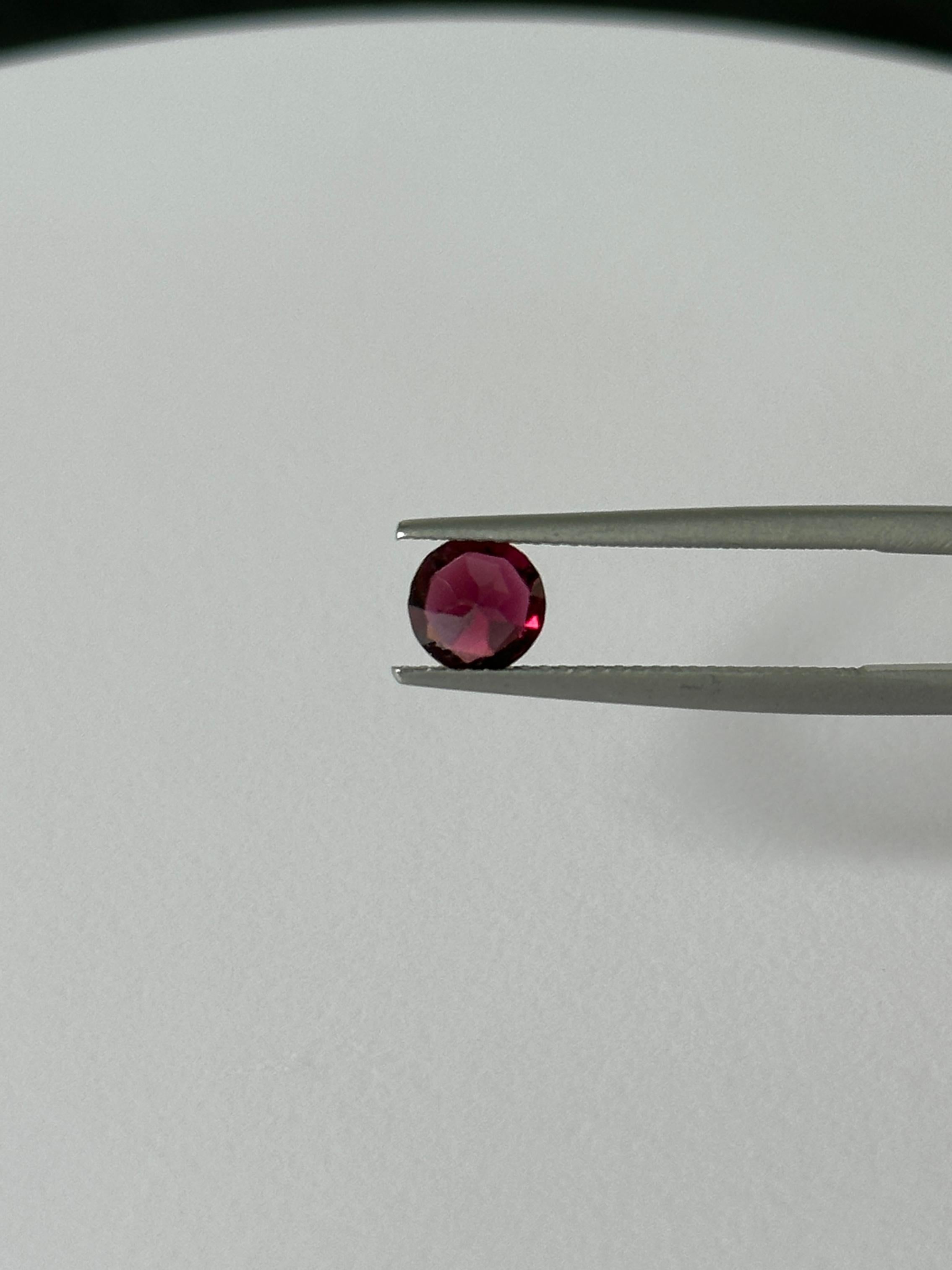 1,90 Karat lila Rotes Pyrope-Granat-Paar 3