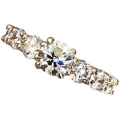 1.90 Carat TW Round Diamond Engagement Ring 14 Karat, Ben Dannie
