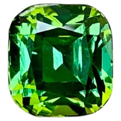 1.90 carati di tormalina verde menta taglio a cuscino Gemma afgana